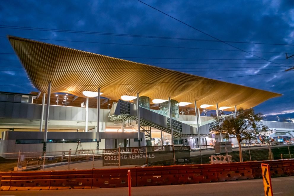 Pakenham Station at dawn