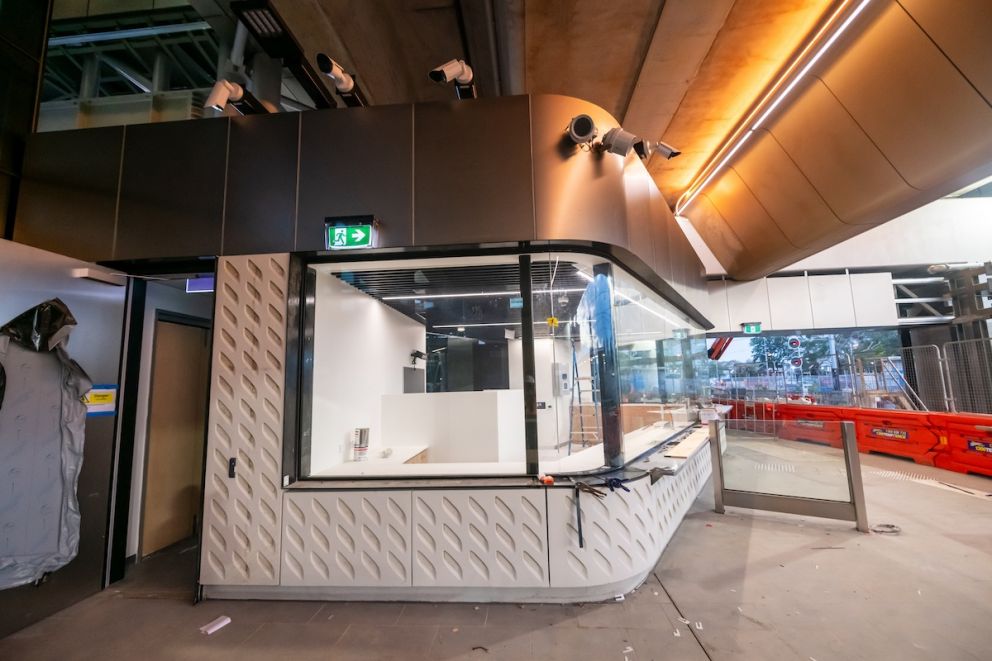 The ticket office at Pakenham Station