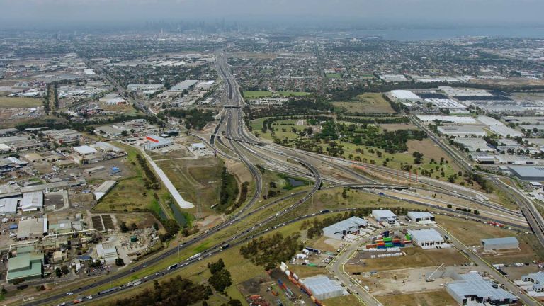 M1 - Princes Freeway Citybound to M80 Outbound Ramp