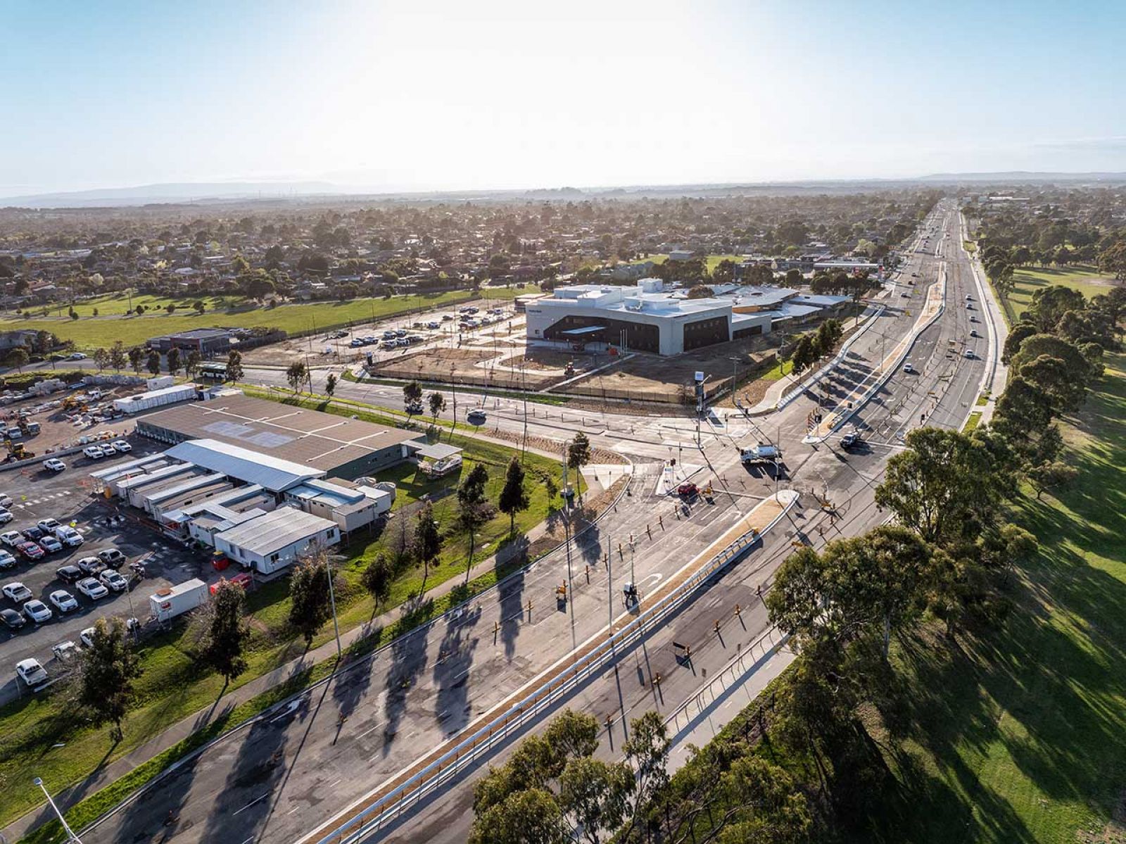 Craigieburn Road and Lygon Drive east intersection