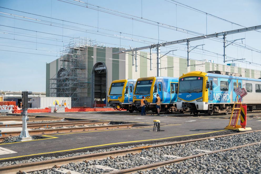 With the construction of a new Maintenance Facility, Frankston Line trains will be able to be serviced on the Frankston Line