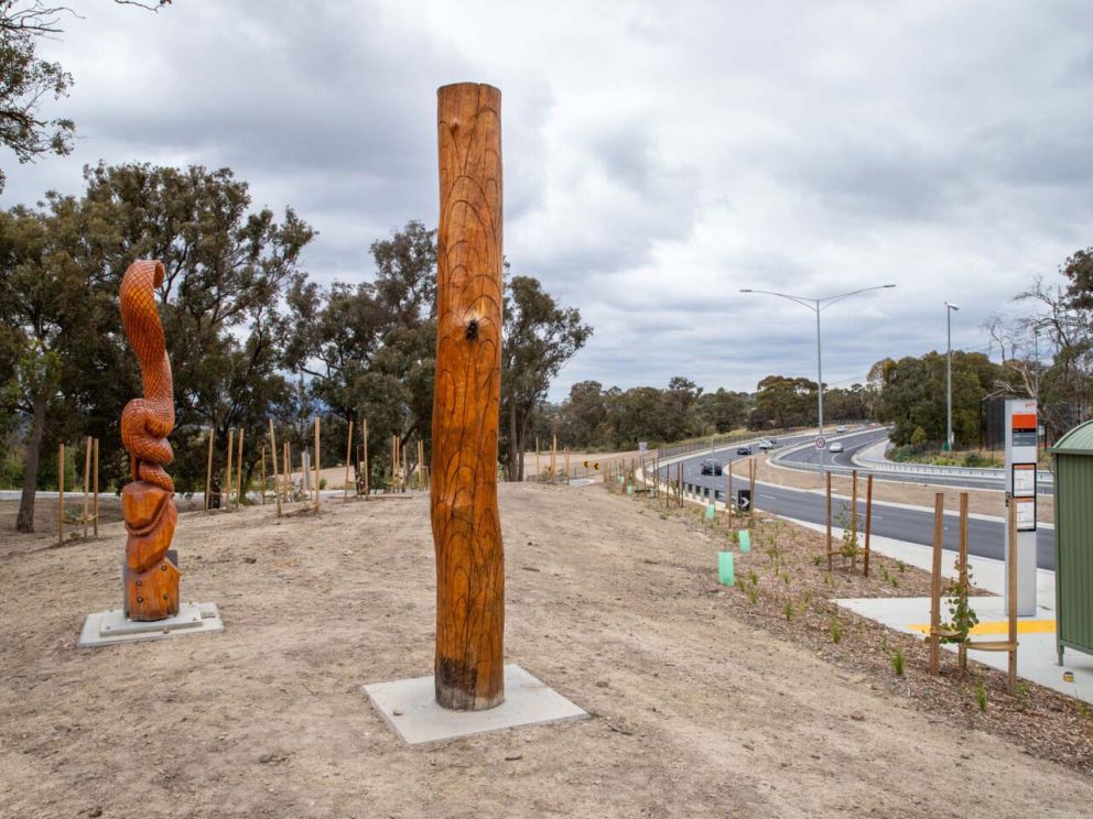 Yan Yean Road Stage 1 completed imagery