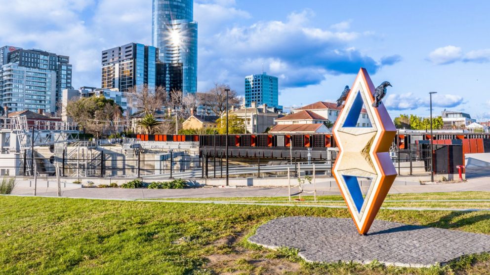 'Where We Walk' by Kent Morris in South Yarra