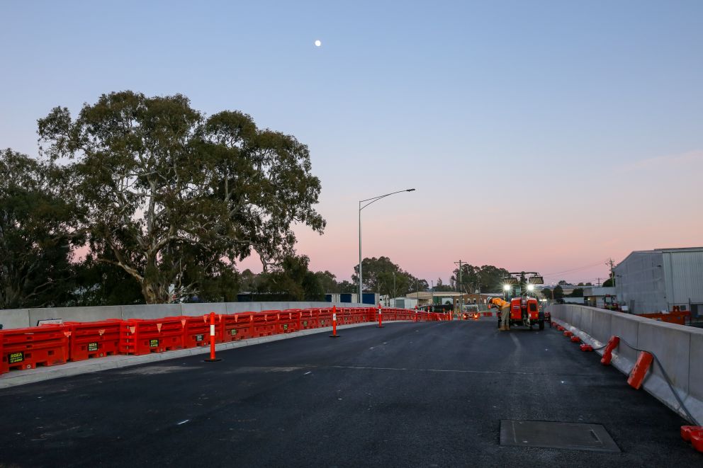 The new Fowler Road bridge provides a more direct way to access South Gippsland Highway