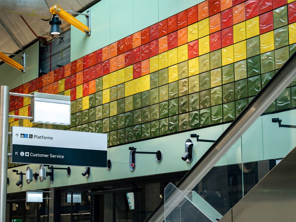 Artwork at Parkville Station