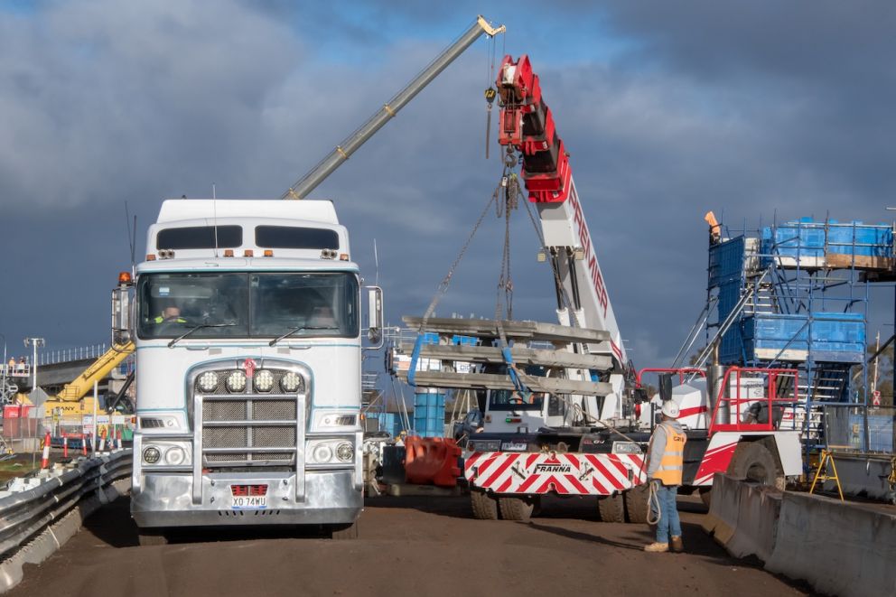 Site deliveries continue as work progresses