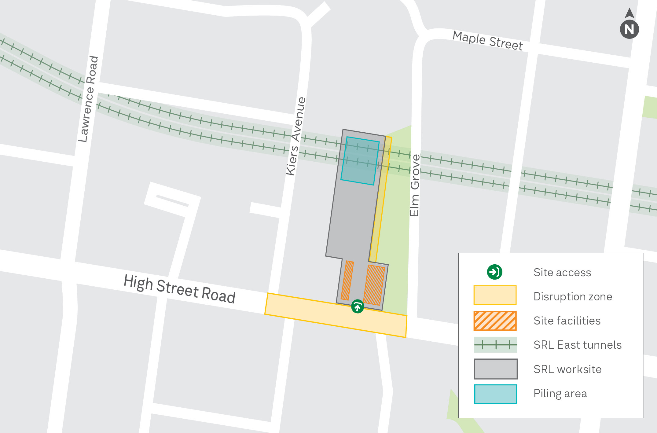 SRL Mt Waverley November map
