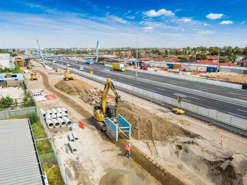 Progress on the Blaxland Avenue overpass