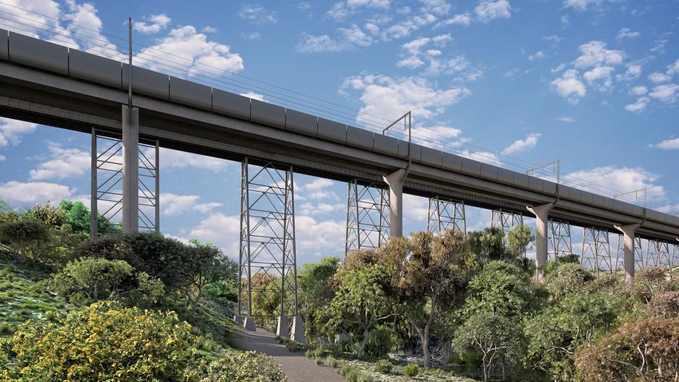 Melbourne Airport Rail bridge