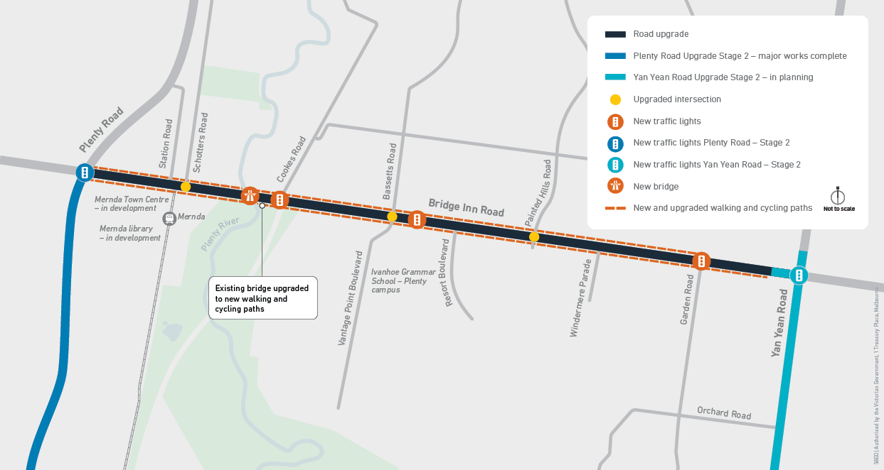 Bridge Inn Rd Project overview map