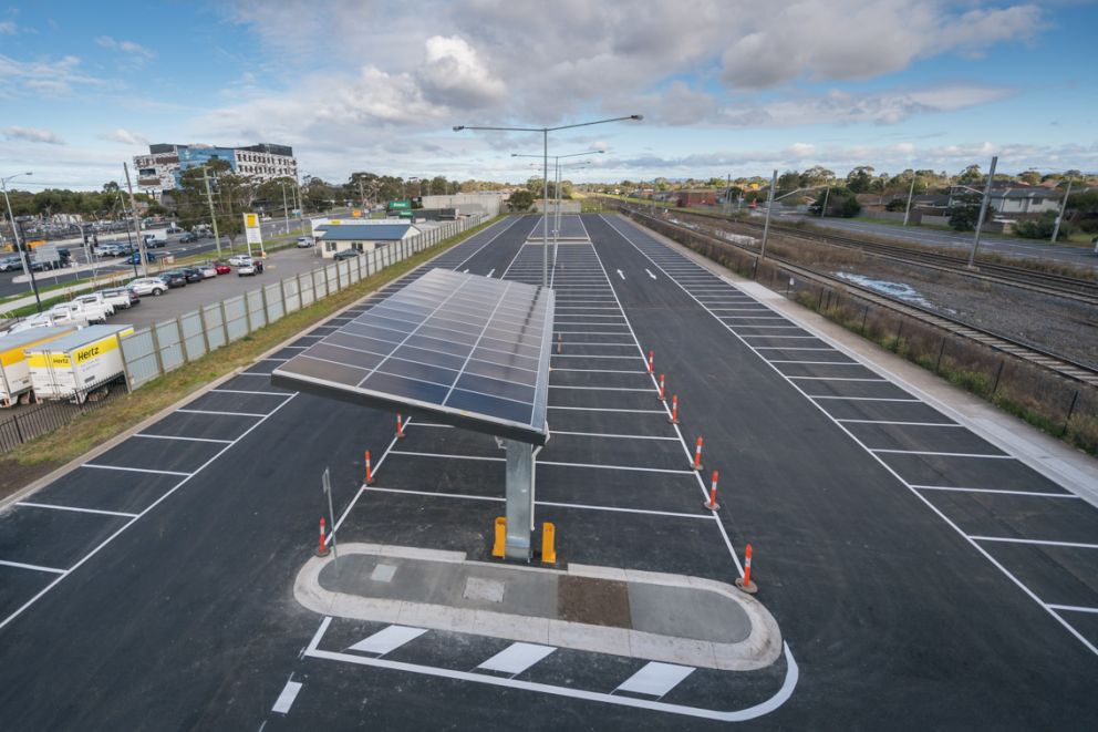 Car parking has been upgraded at Hoppers Crossing Station