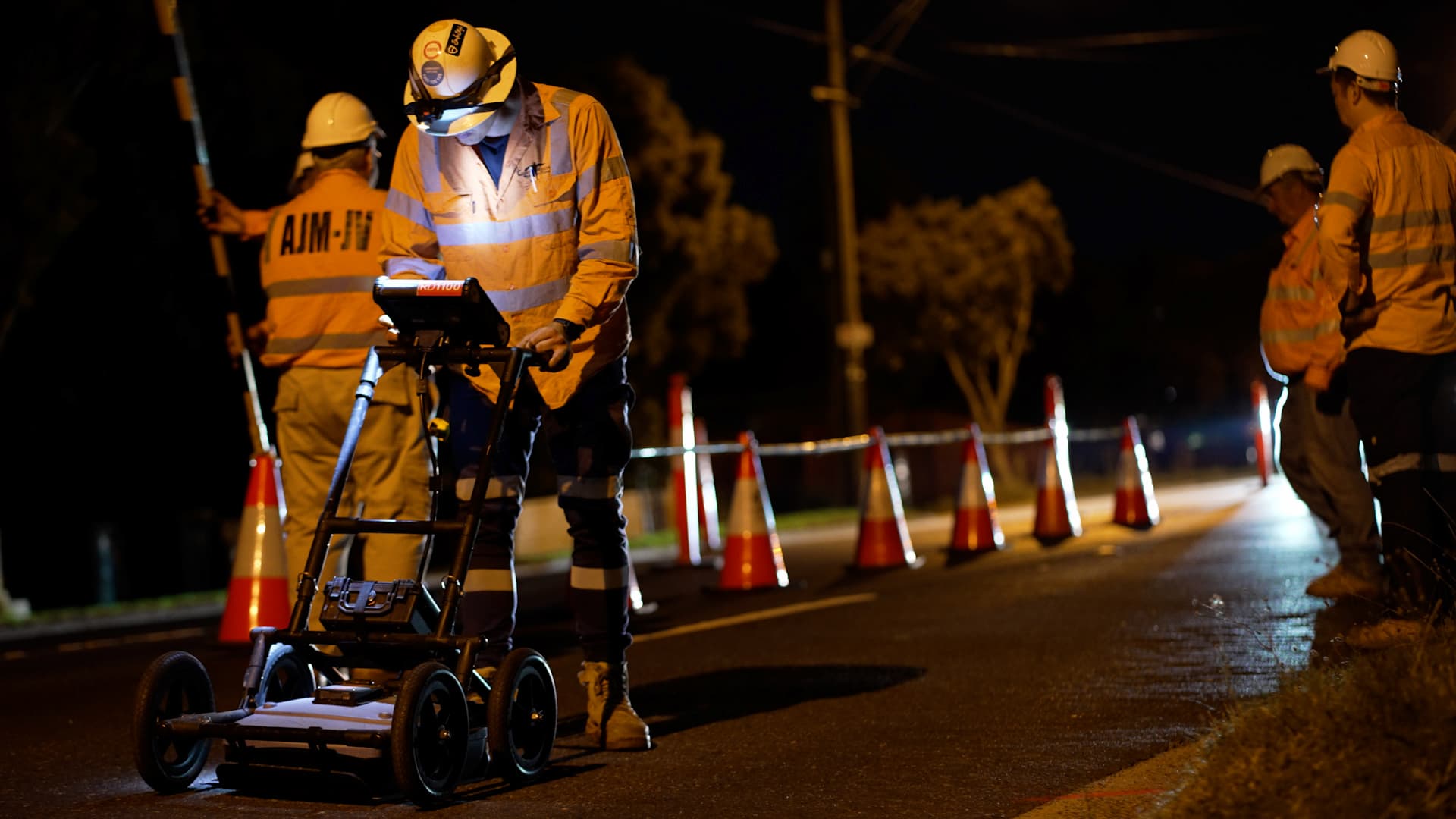 SRLA workers conducting ground surveys