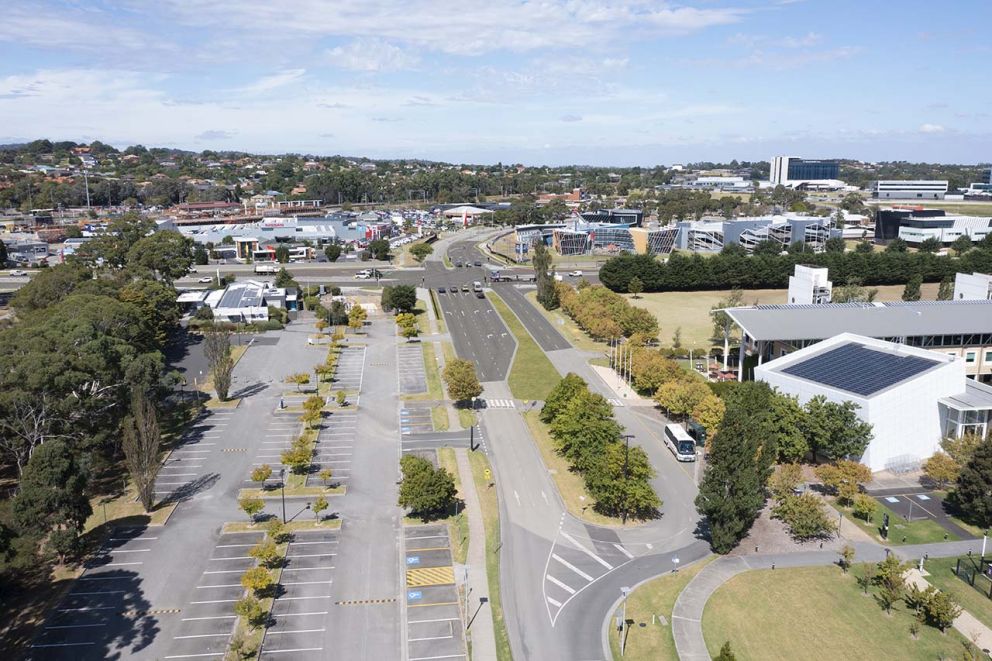 Artist's impression of Clyde Road Upgrade after