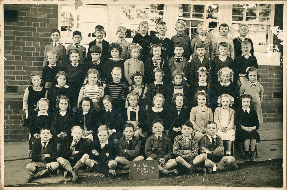 Box Hill Primary School, Grade 11B, in 1947
