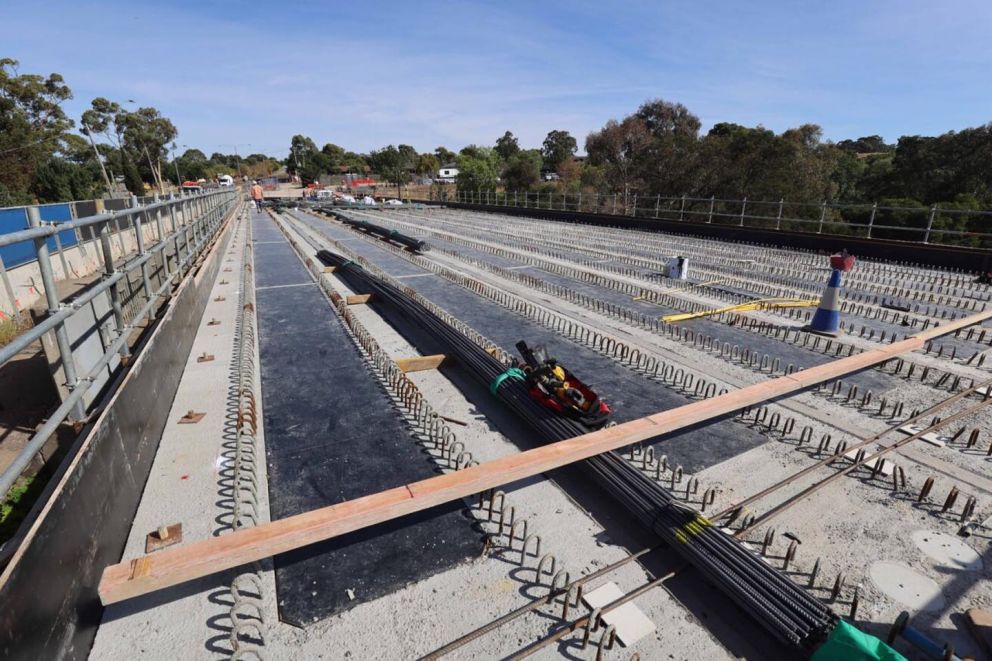 Jacksons Creek Bridge Construction