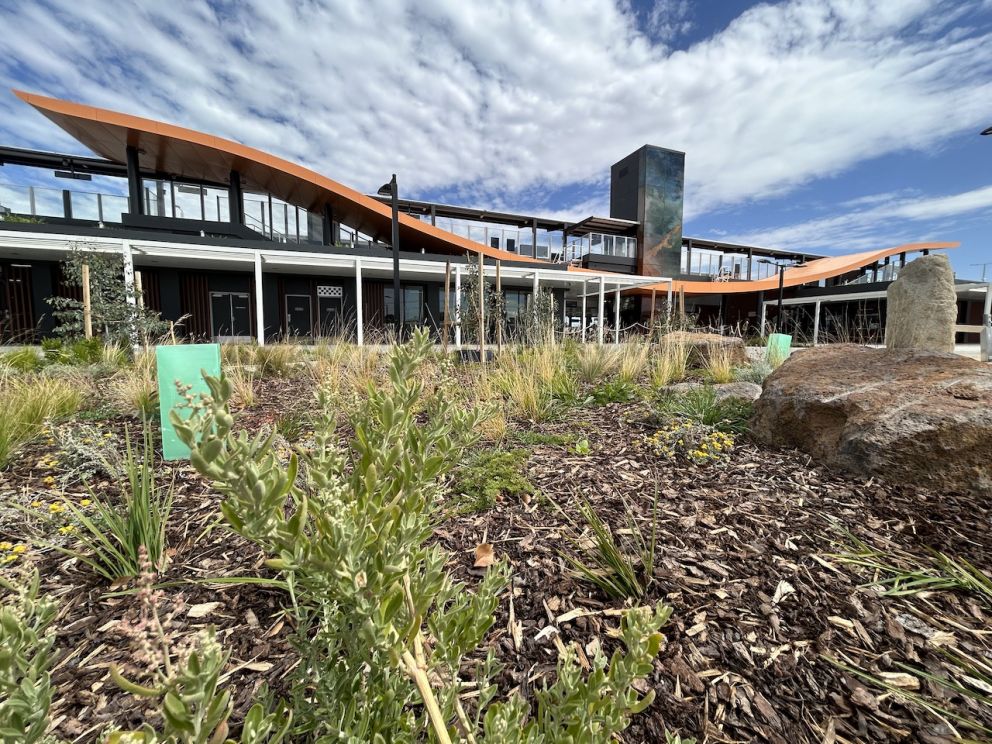 Landscaping at Deer Park Station