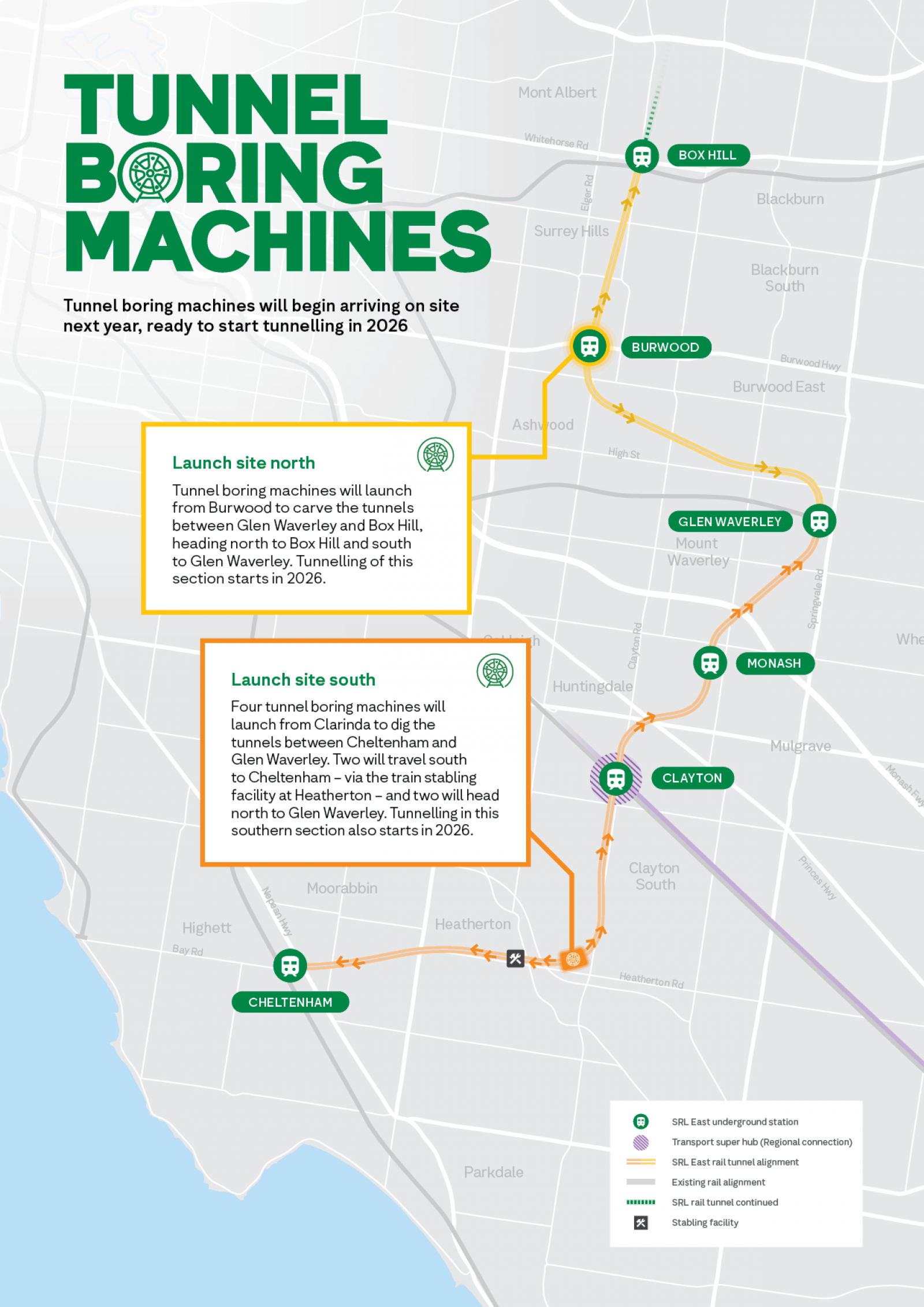 Map of tbm location in Cheltenham