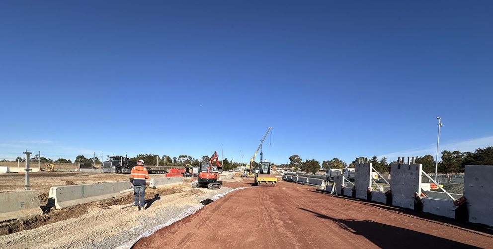 Work is underway at Watsons Road