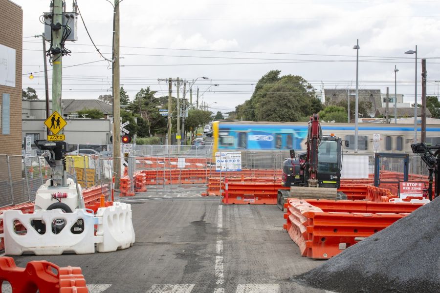 The McDonald Street level crossing will be gone for good next year