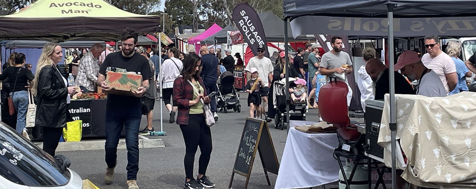 NECF Summer Market crowd