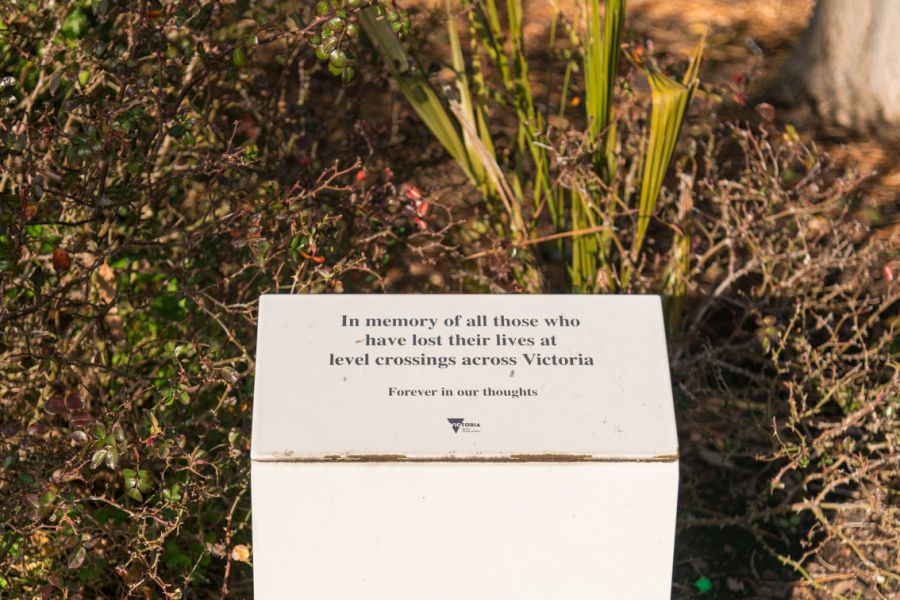 Memorial plaque at St Albans Station