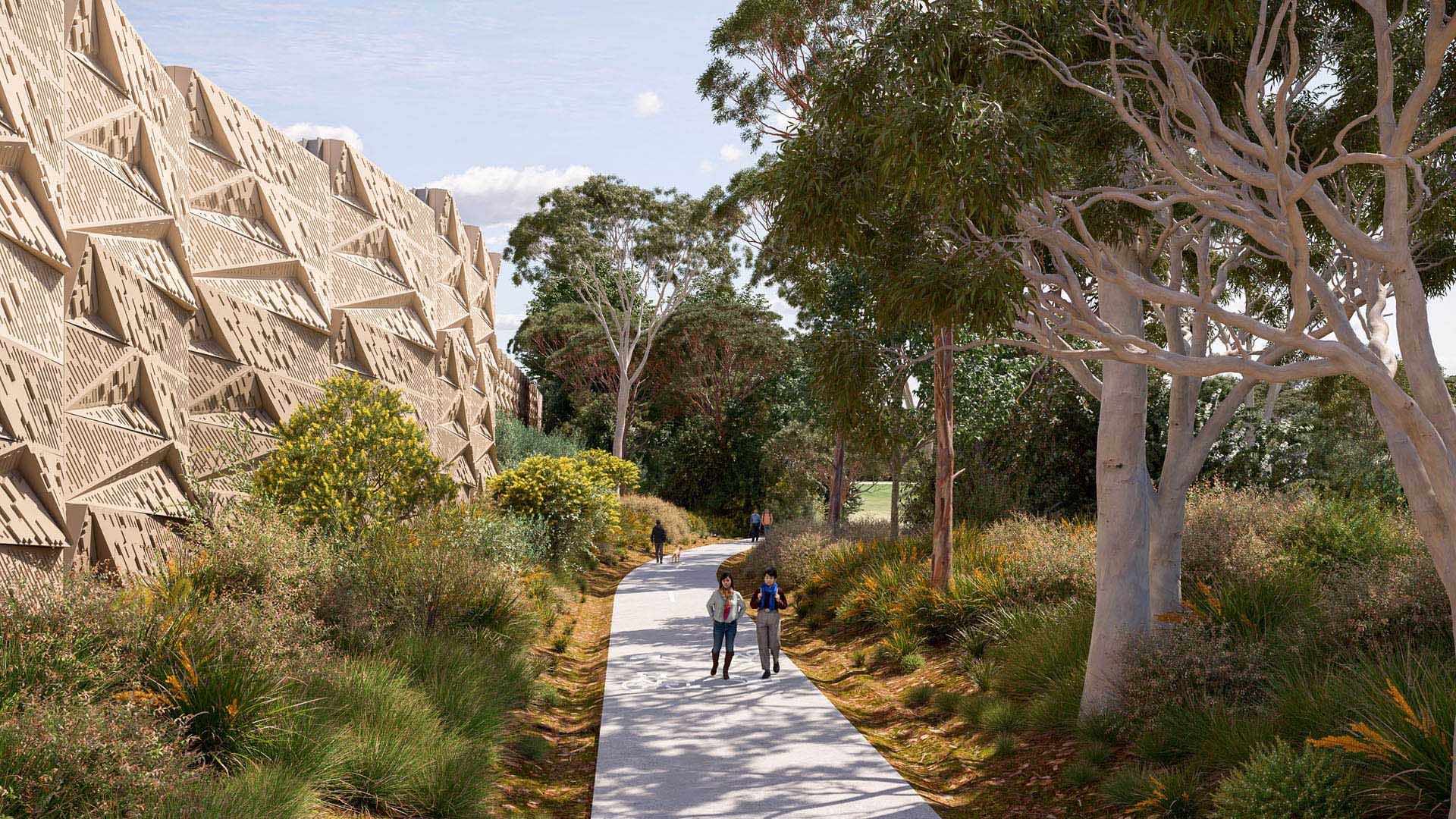 Noise walls at Willsmere Park.jpg