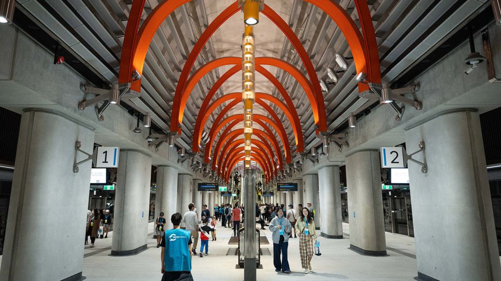 Extra-wide platforms make moving around easier.