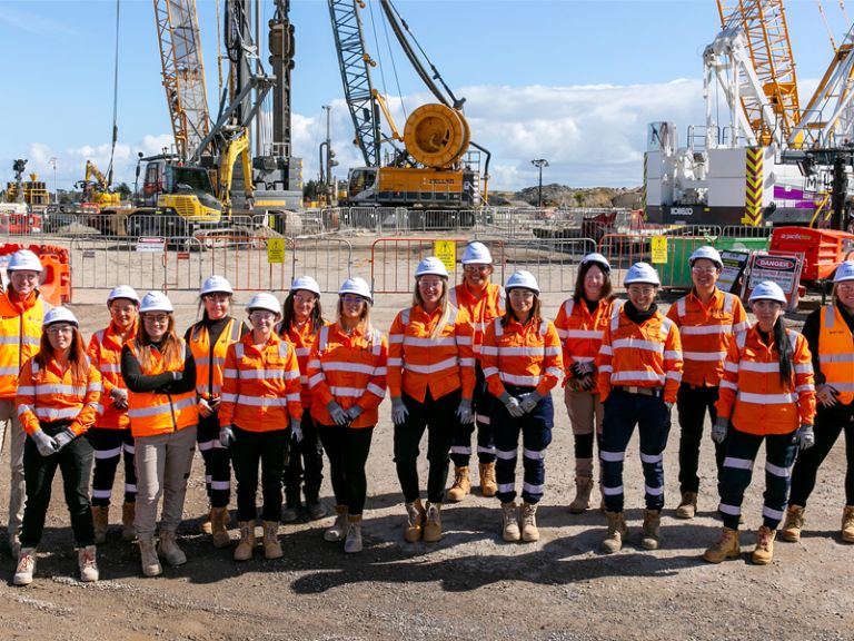 All women crew onsite thumbnail