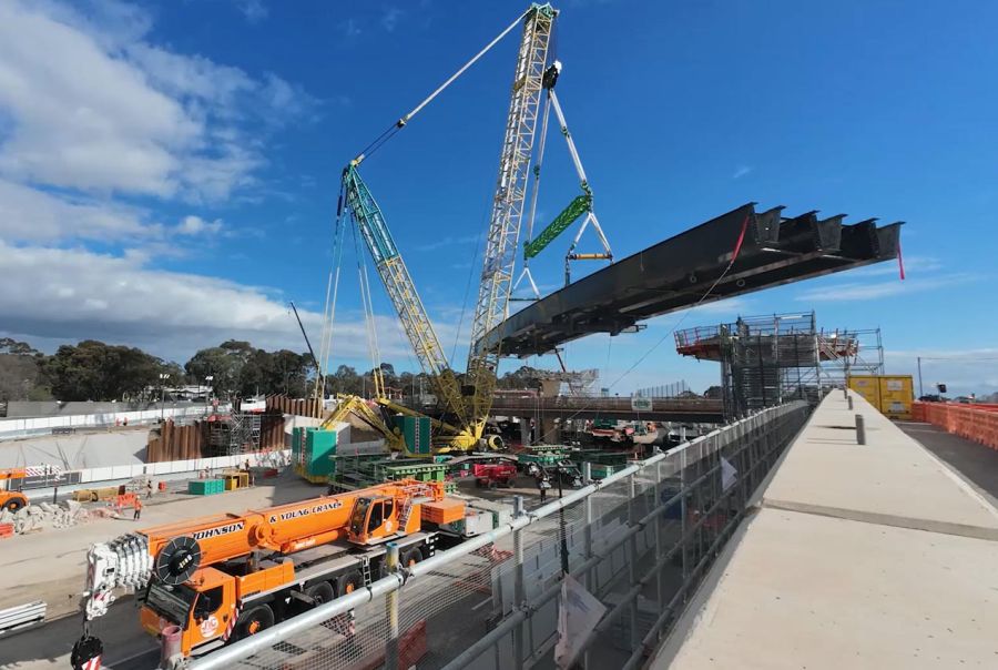 Bulleen Road interchange passes the halfway point