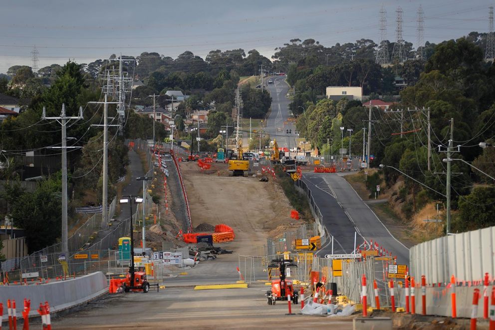 Progress photo of Hallam North Road north bound