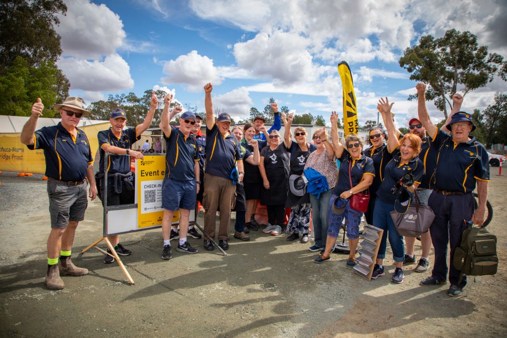 Event staff for Echuca-Moama Bridge Project