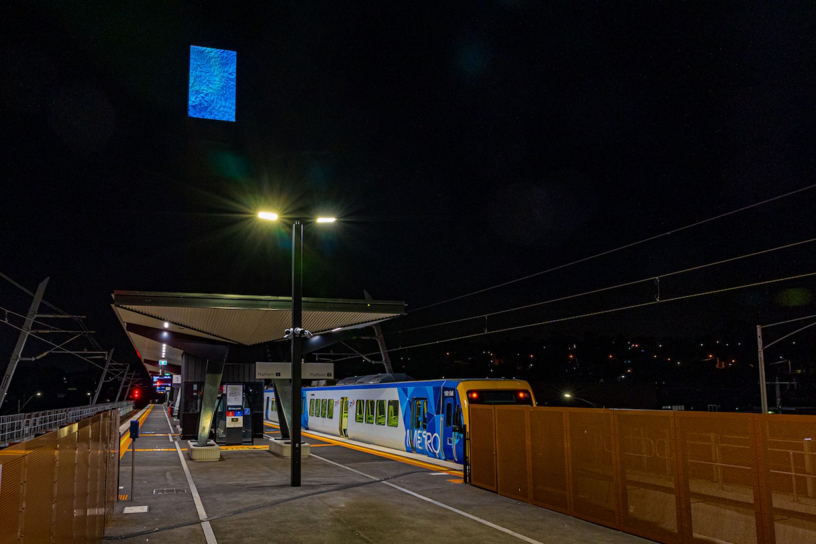 Digital artwork lights up Lilydale Station - Victoria's Big Build