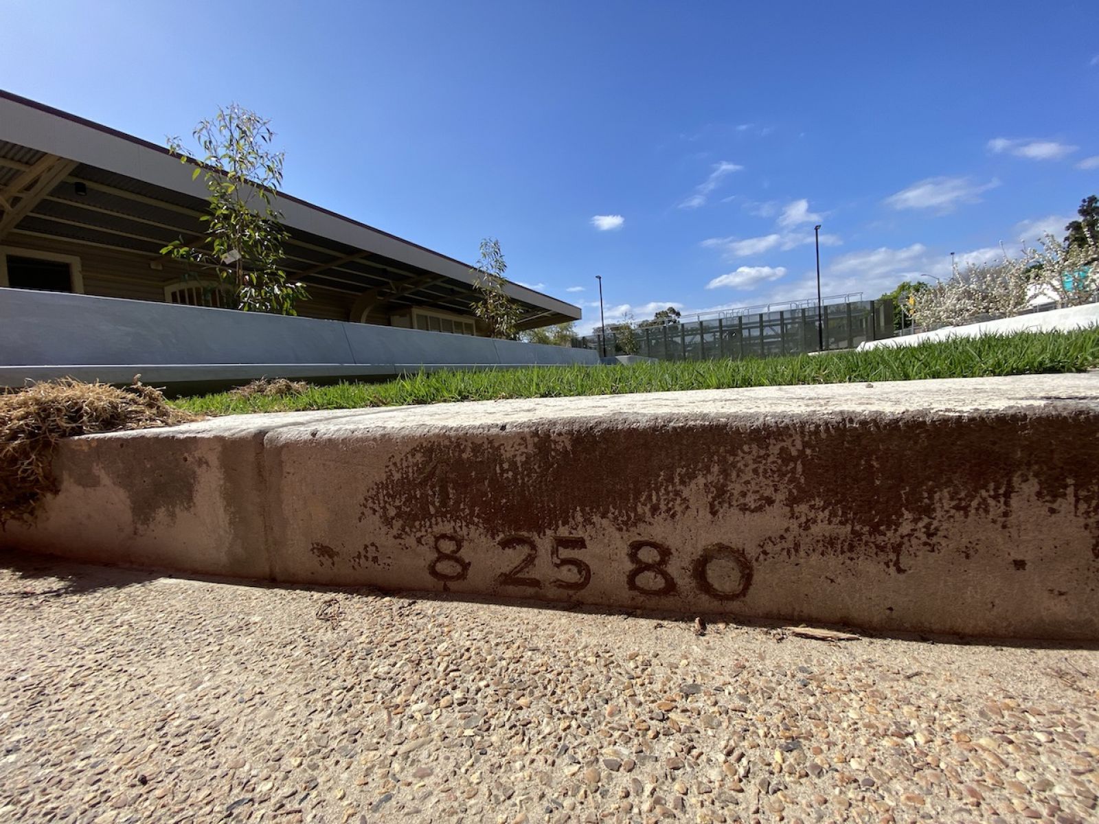 Mont Albert's milestone railway marker