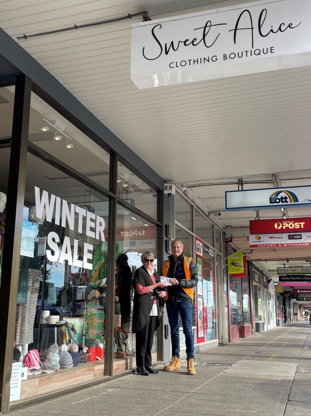 Spend & Win Competition winner with a Terry White Chemist voucher