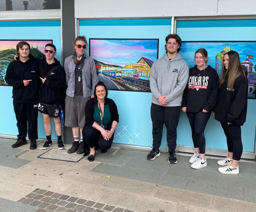 Students Add A Splash Of Colour To Croydon - Victoria’s Big Build