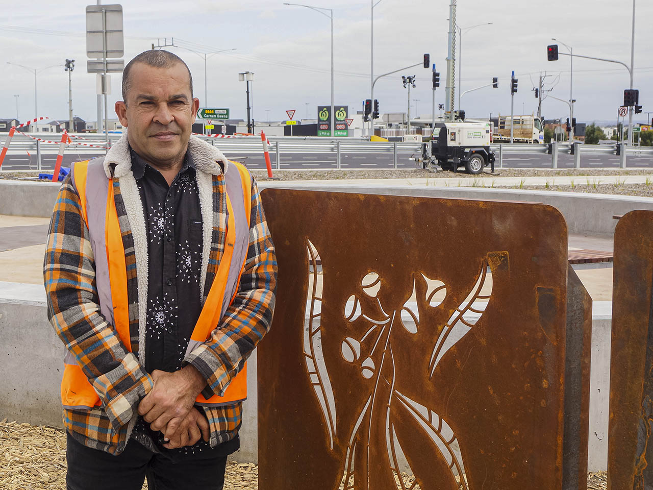 Bunurong artist Adam Magennis 