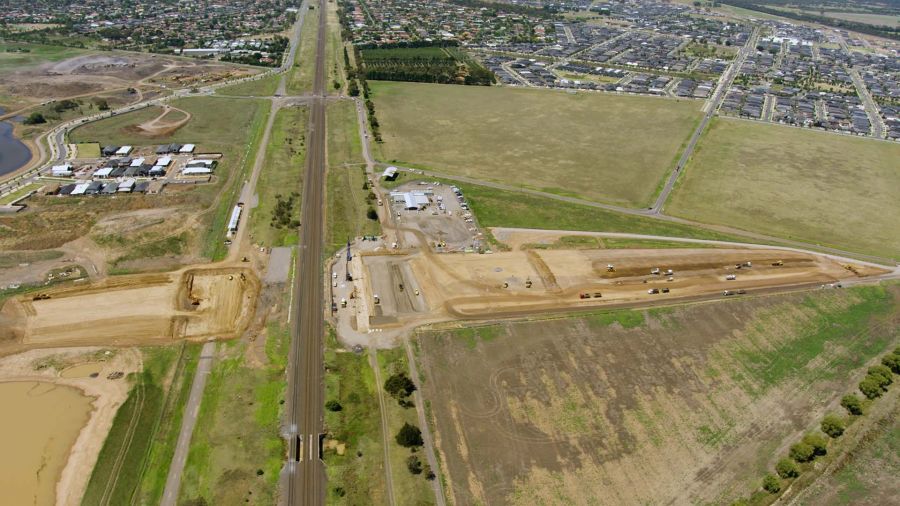 Ison Road Overpass works Feb 24