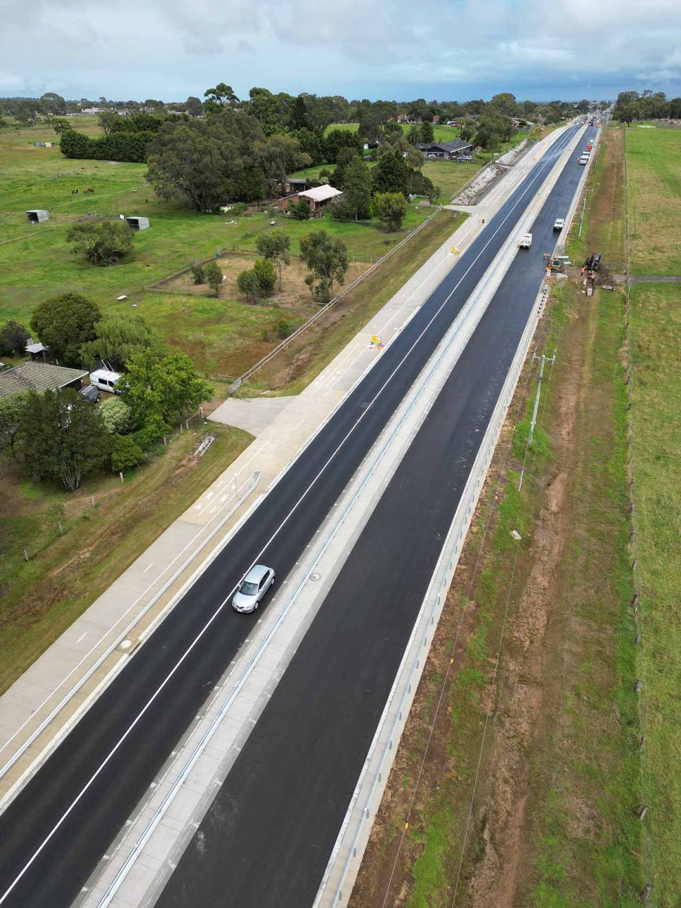 We’re on track to complete the final asphalting and line marking works in February