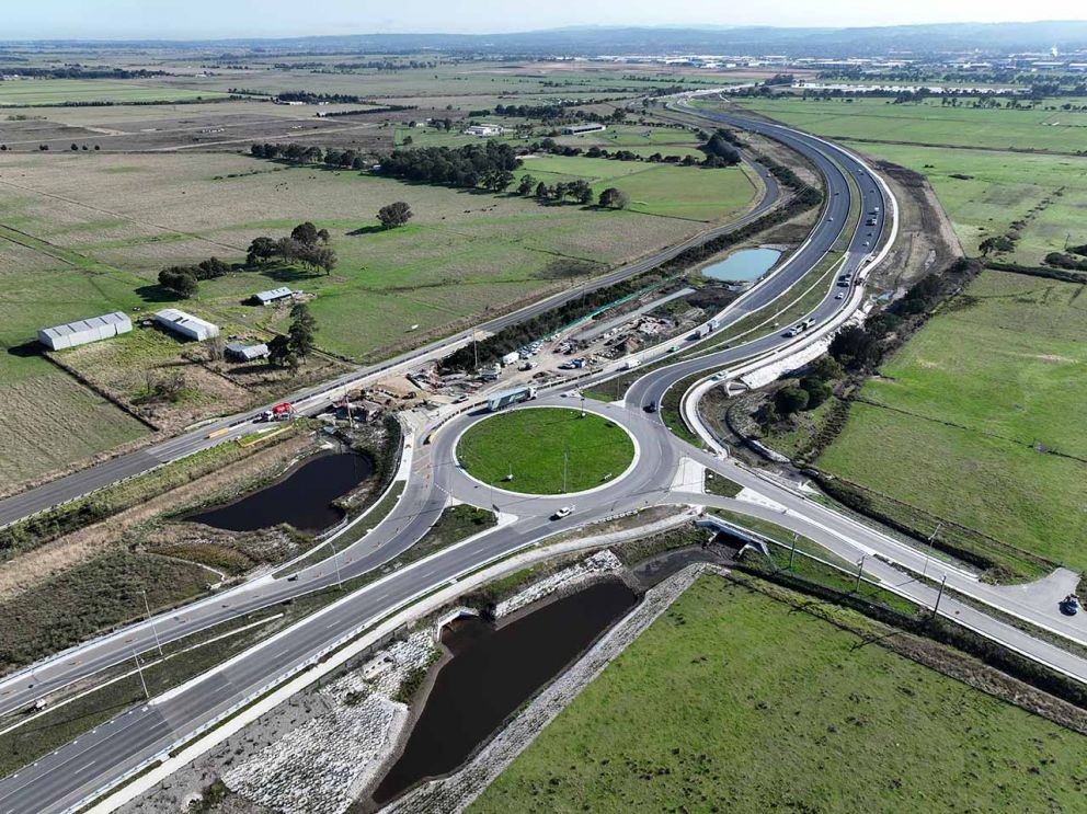 Healesville-Koo Wee Rup Road June 2024 construction image