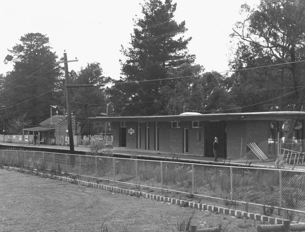 The original station was replaced in 1975