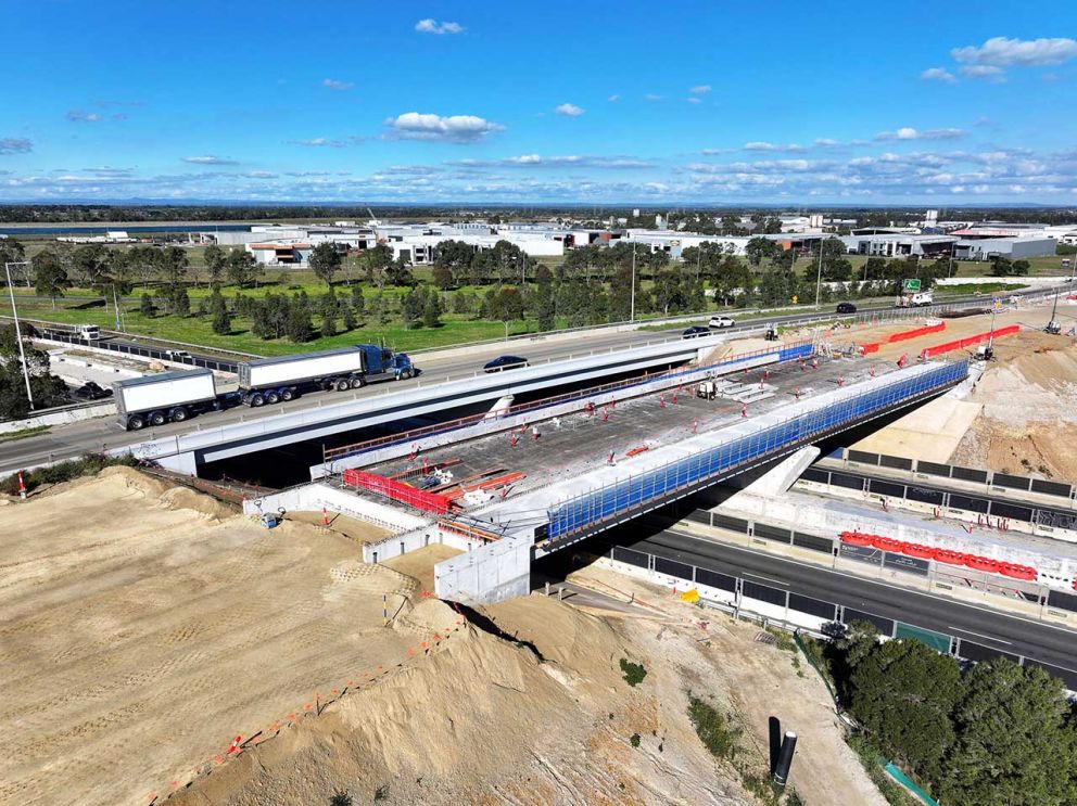 May 2024- Progress on the deck of the new Healesville-Koo Wee Rup Road bridge