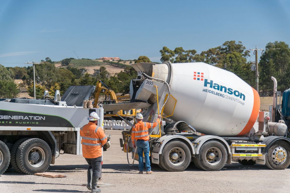 Work underway at the Old Calder Highway