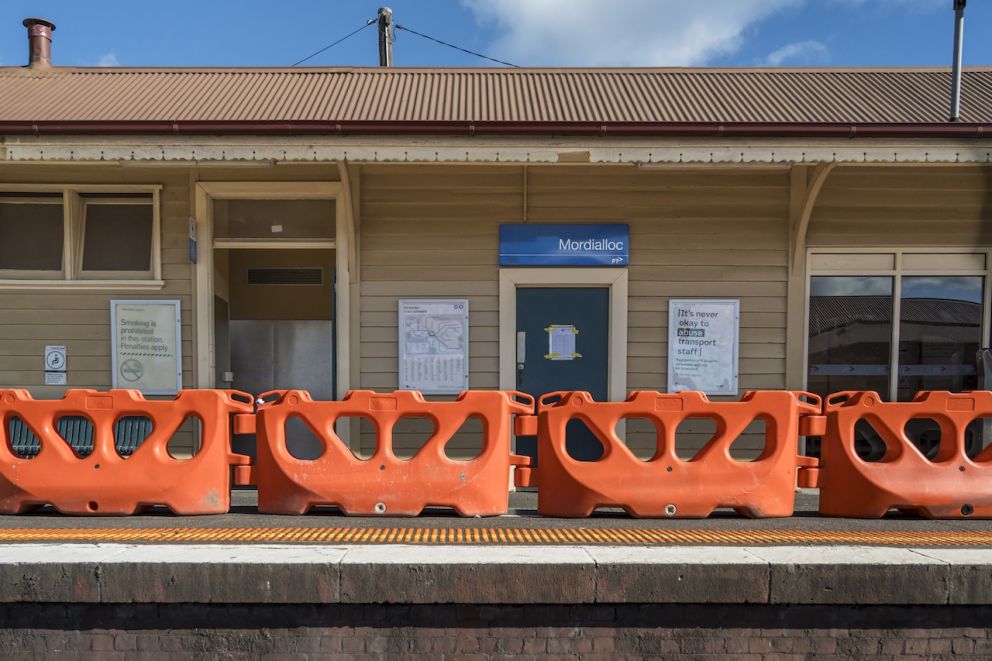 Mordialloc Station was closed while we got on with works. We’ll be building a new elevated station