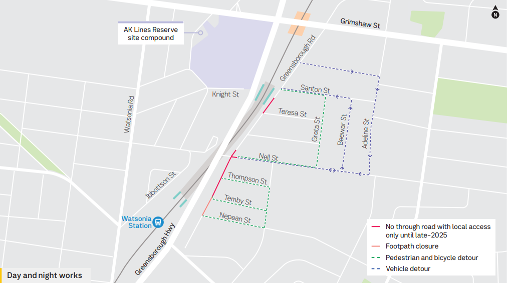 Day ad night works map
