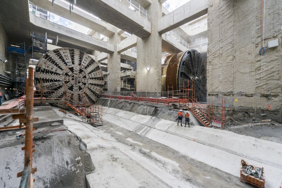 TBMS digging tunnels