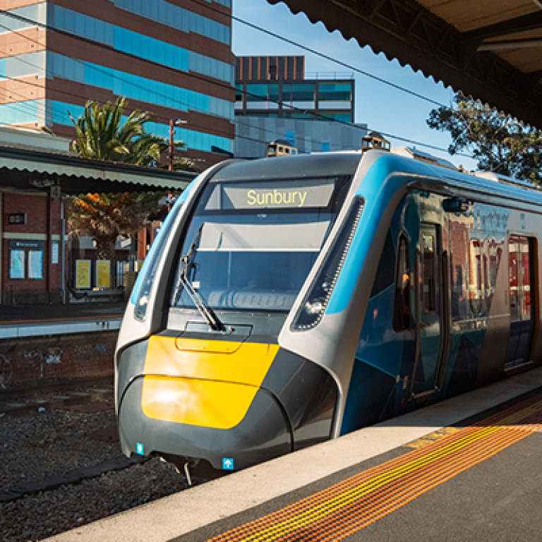 HCMT at Caulfield Station