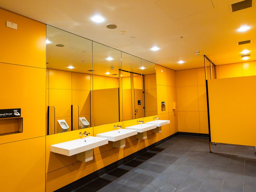 Parkville Station toilets