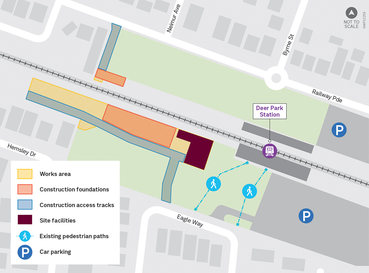 Deer Park Station Site Establishment Map October