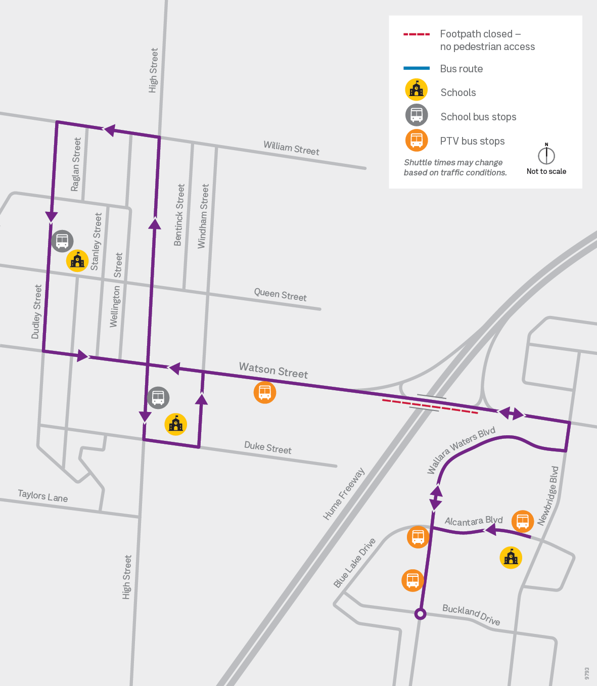 PM - School Shuttle Bus Route Maps
