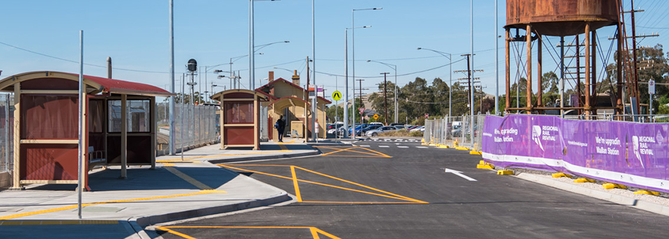 The new bus interchange